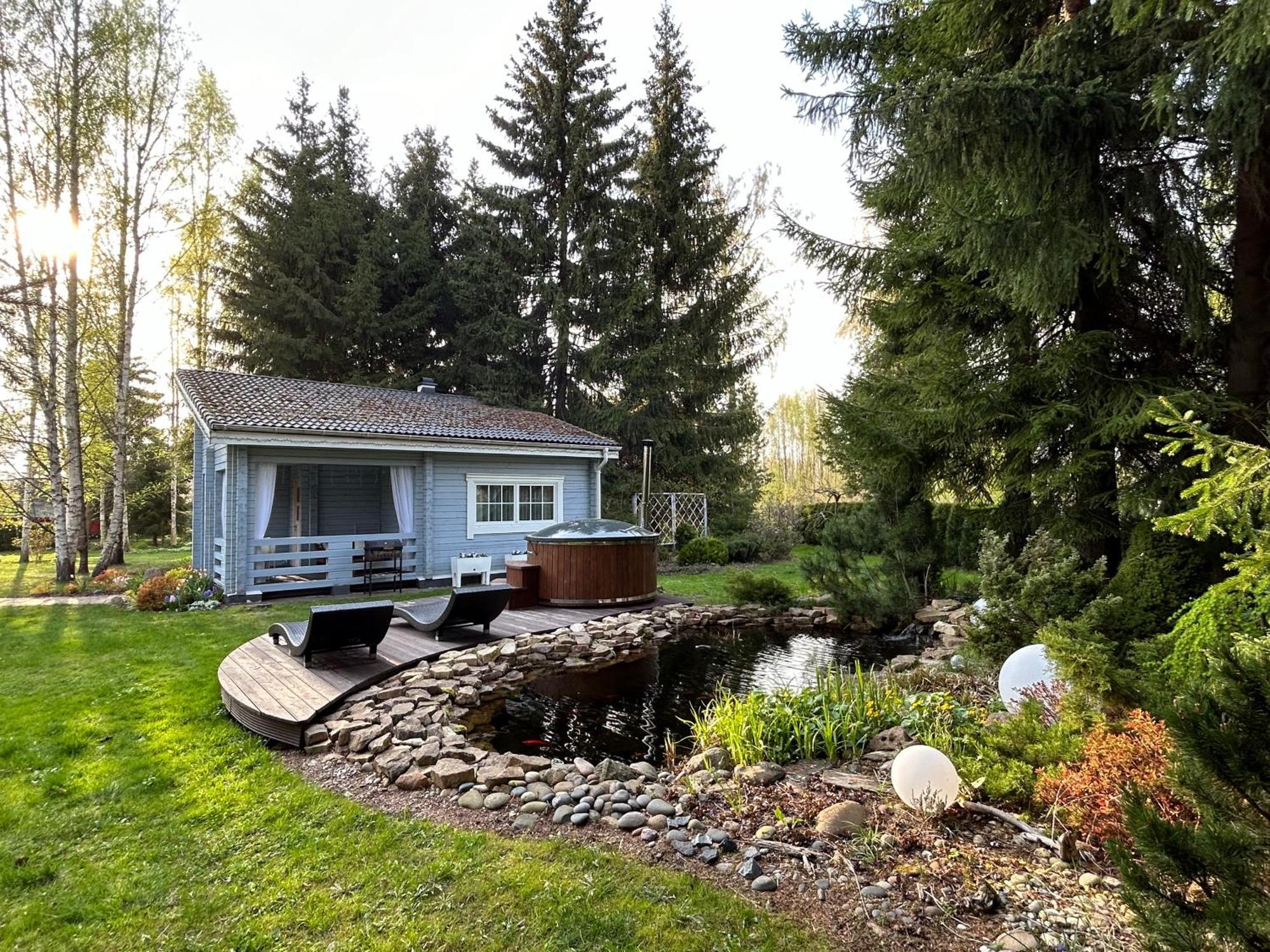 Romantic Cozy House Kirzacinas Pirts With Sauna Close To Seaside *